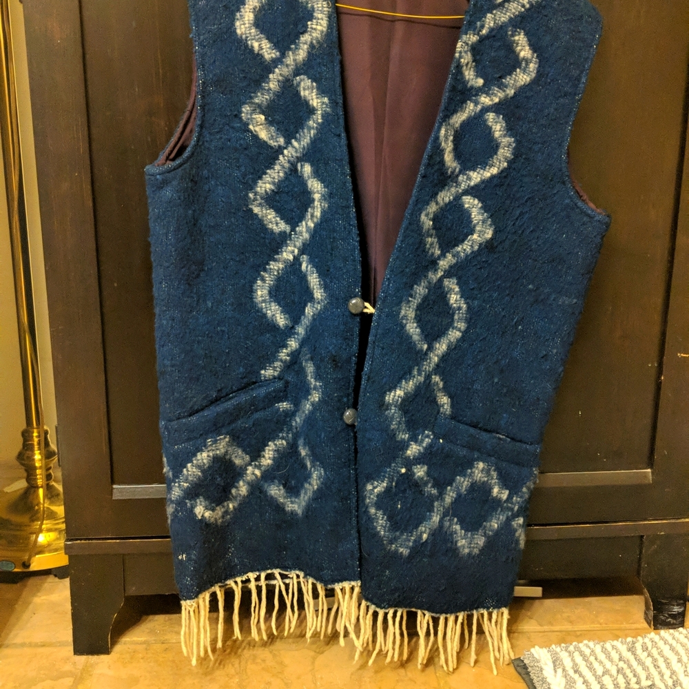 Wool vest from Guatemala